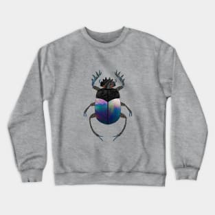 Oil Slick Scarab Beetle Crewneck Sweatshirt